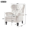 Modern Manual Push Back Recliner Chair