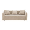 Keith - Sofa With 3 Pillows, Living Room Seating - Beige
