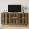 TV Stand With Adjustable Shelf - Natural