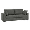 Upholstered Sofa With Toss Pillows - Dark Gray