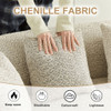 Curved Sectional Oversized Bone Free Cloud Sofa With 6 Pillows, 4 Seater With Deep Seat - Light Khaki