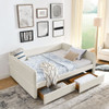 Upholstered Daybed & 2 Drawers