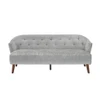 3 Seater Tufted Upholstered Couch Comfy Living Room Sofa