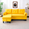 L-Shaped Reversible Chaise Sectional Sofa With Storage