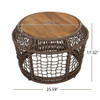 Modern Bohemian Side Table