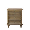 Nightstands With 4 Drawer, Storage End Table With Hidden Pull Out Shelf