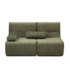 Modern Sectional Loveseat With Ergonomic Design