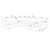 Large Square Arms Modular Sectional