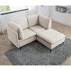 Upholstered Modular Sectional & Tall Legs