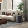 Corbin - Hammered Metal Side Table