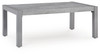 Hurley Park - 4 Pc. - Outdoor Sofa, 2 Lounge Chairs And Coffee Table - Gray