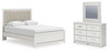 Zuraleus - Upholstered Panel Platform Bedroom Set