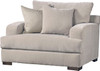 Gabrielle - Arm Chair & 1/2 - Oyster
