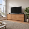 TV Stand For TVs Up To 60" With 2 Doors And 2 Drawers