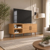 TV Stand For TVs Up To 60" With 2 Doors And 2 Open Shelves