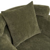 Clubchair, Bucket Chair, Decorative Sofa With Pillow, For Living Roon - Olive Green