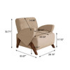 Lounge Accent Chair For Living Room - Beige Coffee