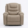Power Recliner Single Chair With USB Port Living Room Comfort Seating - Toffee
