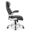 High Back Ergonomic Executive Office Chair, Adjustable Height And Lumbar Support For Home & Office - Black