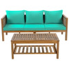 Patio Set Outdoor With Coffee Table And Cushions