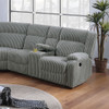 Power Motion Sectional LAF / RAF Loveseat With Console Cup Holders