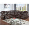 Power Motion Reclining Sectional Set With Console