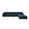 Upholstered Modular Sectional & Custom Configuration And Toss Pillows
