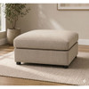 Ottoman With Durable Upholstery For Versatile Use