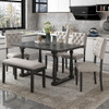 6 Piece Dining Set Retro Style