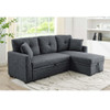 Upholstered Sectional & Pull Out Bed And Chaise Storage