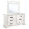 6 Drawer Dresser With Mirror - Vintage