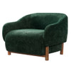 Modern Accent Chair With Recessed Arms And Tight Back