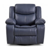 Rocker Recliner Chair With Manual Recline And 360° Swivel Base