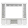 TV Stand With Hutch, Large Entertainment Center With Adjustable Shelves