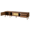 TV Stand With Storage Cabinets - Natural