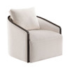 Lenora - Accent Chair With Swivel - Beige