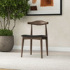 Destiny - Dining Chairs (Set of 2) - Black / Dark Brown