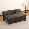 Convertible Design Sofa Bed, 2 Seater Fold Out Floor Couch