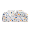 Convertible Sleeper Sofa Bed, Foldable Multi Functional Couch For Living Room - White