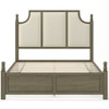 Farmhouse Platform Bed Frame & Tall Upholstered Headboard
