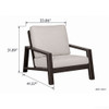 Verona - Seating 4 Pieces Set - Dark Espresso / Gray / Off White