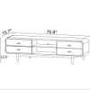 Alexa - TV Stand - Dark Brown / Wood