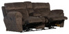 Sedona - Power Headrest Lay Flat Reclining Console Loveseat With Storage & Cupholders