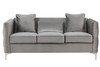 Bayberry - Velvet Sofa With 3 Pillows Bayberry - Velvet Sofa With 3 Pillows