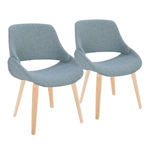 Fabrico - Mid-Century Modern Style Dining Chair (Set of 2) Fabrico - Mid-Century Modern Style Dining Chair (Set of 2)
