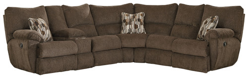 Elliott Sectional - Lay Flat Reclining RSF - Chocolate - 39.5"