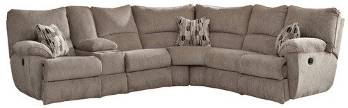 Elliott Sectional - Lay Flat Reclining RSF - Pewter - 39.5"