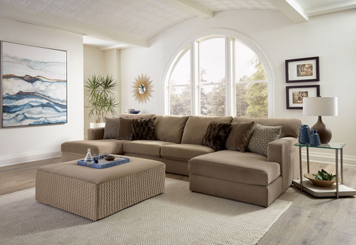 Carlsbad Modular Sectional - Armless Sofa - Carob - 38"