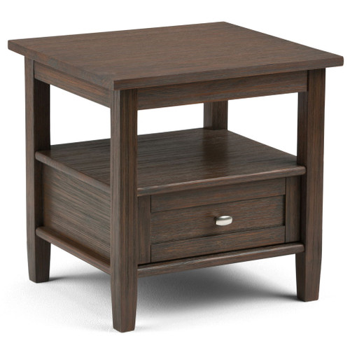 Warm Shaker - End Table - Farmhouse Brown Warm Shaker - End Table - Farmhouse Brown
