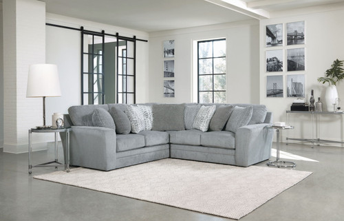 Glacier - 2 Piece Sectional With 9 Included Accent Pillows